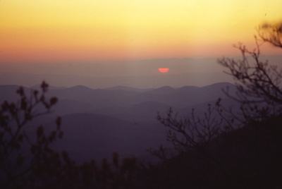 Sunset from Blood Mountain