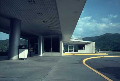 Visitor center at Fontana Dam
